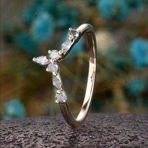 Salt and Pepper Diamond Ring | 14k Rose Gold | Size 7